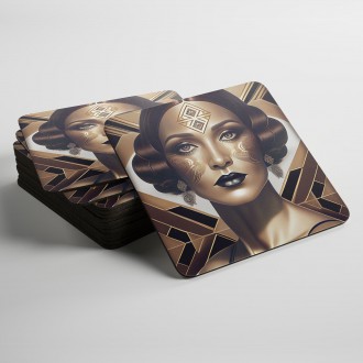 Podtácky Retro plakát - žena