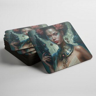 Podtácky Fantasy vesmírná cestovatelka