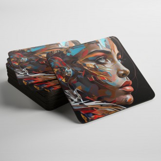 Podtácky Olejomalba - Mozaiková tvář