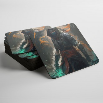 Podtácky Moderní umění - asasín 1