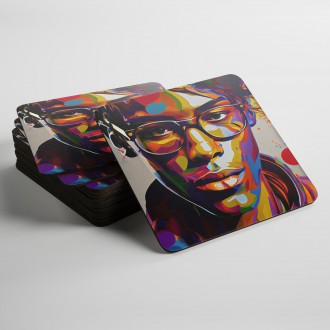 Podtácky Moderní umění - Barevný portrét