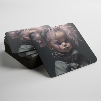 Podtácky Strašidelná holčička