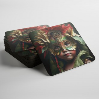 Podtácky Dítě v karnevalové masce 3