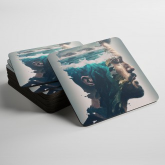 Podtácky Myšlenkami u oceánu