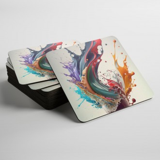 Podtácky Barevná exploze nápoje