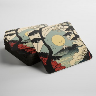 Podtácky Slunce nad Fuji