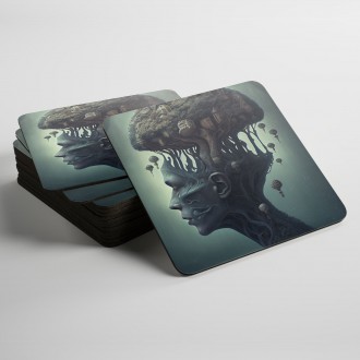 Podtácky Tvář  lesa 3