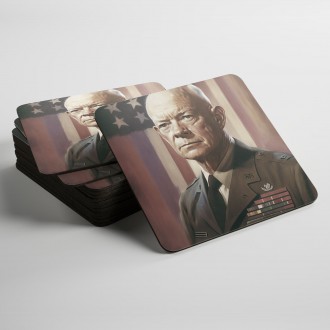 Podtácky Prezident USA Dwight D. Eisenhower