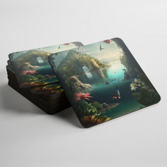 Podtácky Ztracený ostrov