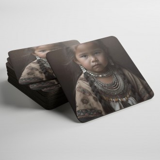 Podtácky Indiánská dívka 2