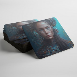 Podtácky Žena z budoucnosti