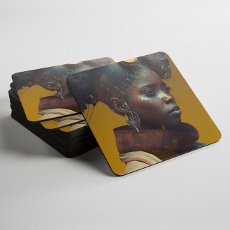 Podtácky Fantasy vesmírná dívka 1