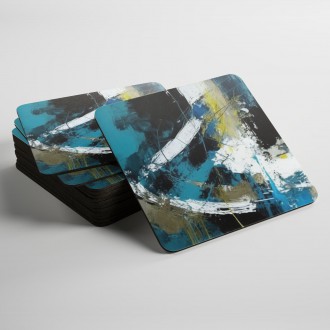 Podtácky Moderní umění - barvy