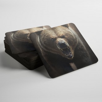 Podtácky Strašlivý grizzly