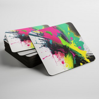 Podtácky Barevná abstrakce 2