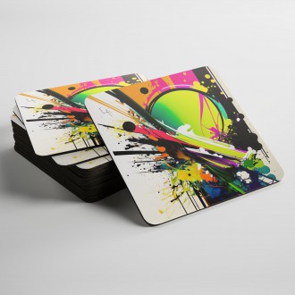 Podtácky Barevná abstrakce 1