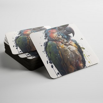 Podtácky Graffiti papoušek