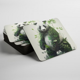 Podtácky Přírodní panda