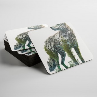 Podtácky Přírodní vlk