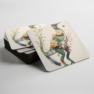 Podtácky Květinový dinosaur