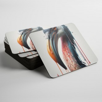 Podtácky Graffiti plameňák