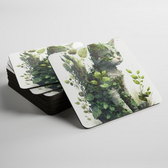 Podtácky Přírodní kočka