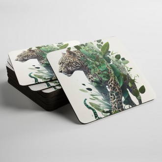 Podtácky Přírodní leopard