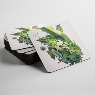 Podtácky Přírodní socha