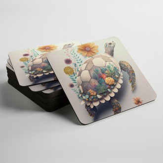 Podtácky Květinová želva