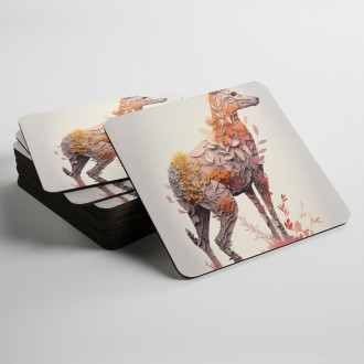 Podtácky Květinová srna