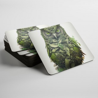 Podtácky Přírodní sova