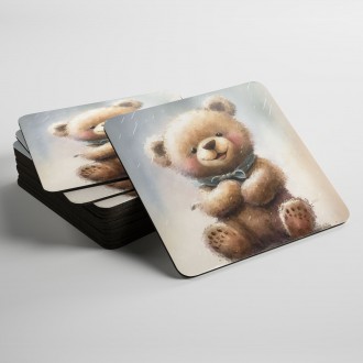 Podtácky Akvarelový medvídek