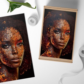 Dřevěné puzzle Atraktivní mozaika 2