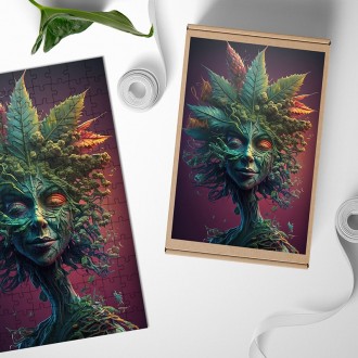 Dřevěné puzzle Opojení