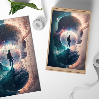 Dřevěné puzzle Ve snu