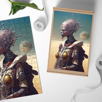 Dřevěné puzzle Úžasný mimozemský život