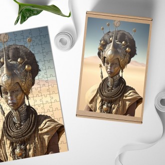 Dřevěné puzzle Mimozemšťan 5