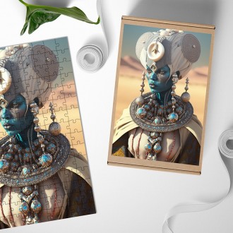 Dřevěné puzzle Mimozemšťan 6