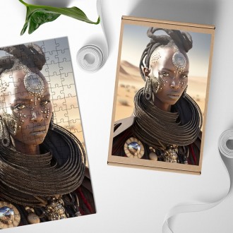 Dřevěné puzzle Mimozemšťan 8