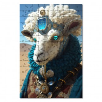 Dřevěné puzzle Mimozemská rasa - Ovce