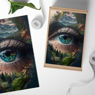 Dřevěné puzzle Pohled do přírody 4