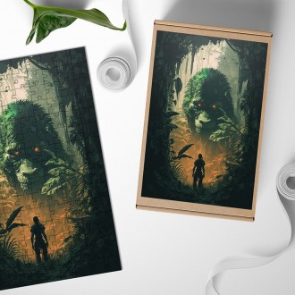 Dřevěné puzzle Ztracený svět