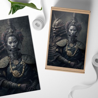 Dřevěné puzzle Mimozemská rasa