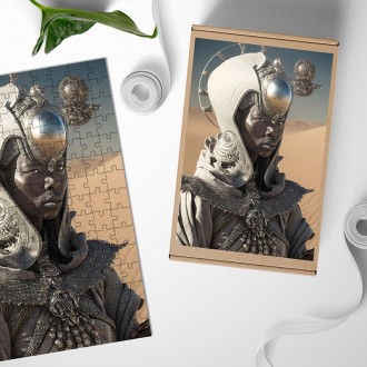 Dřevěné puzzle Mimozemská kněžka 6