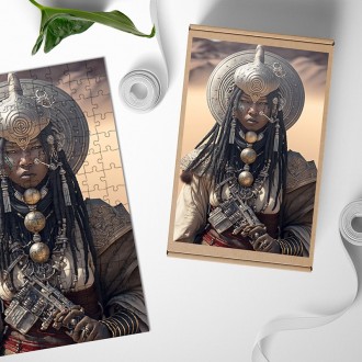 Dřevěné puzzle Mimozemská princezna 2