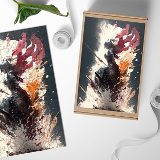 Dřevěné puzzle Valkýra