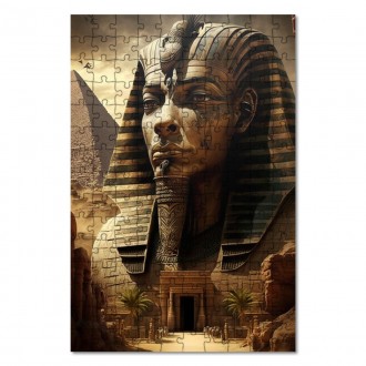 Dřevěné puzzle Egyptský chrám
