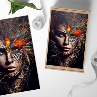 Dřevěné puzzle Povznesení