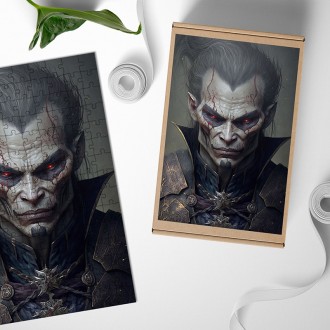 Dřevěné puzzle Upír