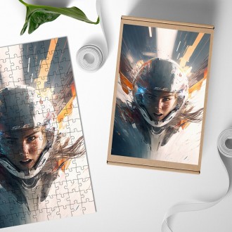 Dřevěné puzzle Rychlost